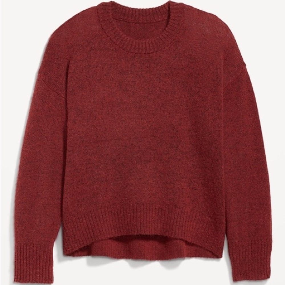 Old Navy Cozy Pullover Sweater Flame Scarlett Women's - Size Medium